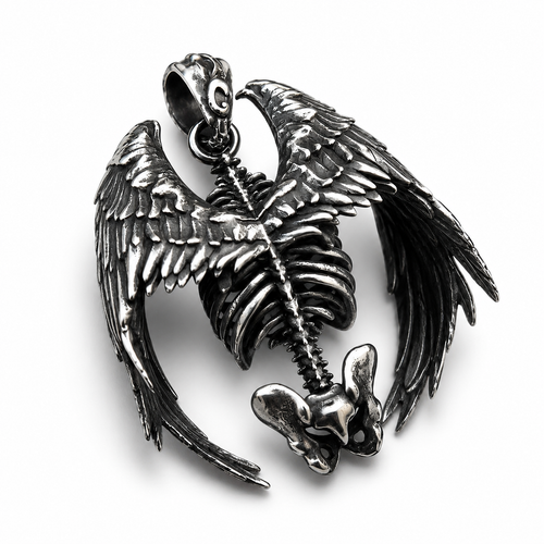 Sterling Silver Old Guard Vintage Men's Pendant